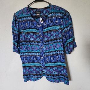 Vtg Prato Blouse